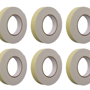 PlastKart Double Sided Foam Tape Strong Adhesive Multipurpose Mounting Adhesive for Wall, Furniture, Balloon & Craft 10MM X 1.5MTR
